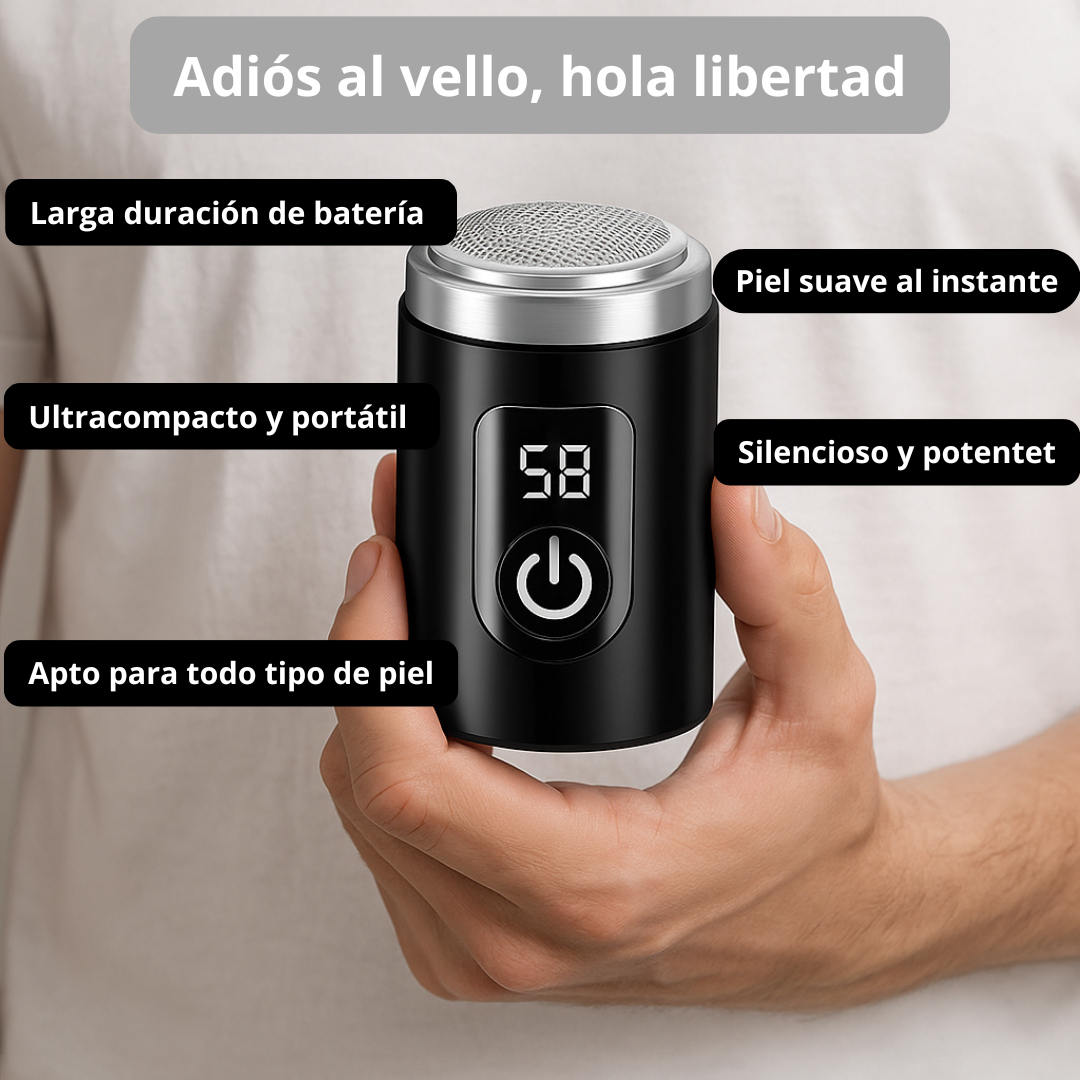 Mini afeitadora portátil